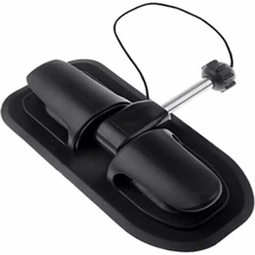 Black PVC Oar Lock Patch Anchor Holder Replacement for Rowing Inflatable Boat Kayak Raft Dinghy Tie off Patch Wheel Accessories