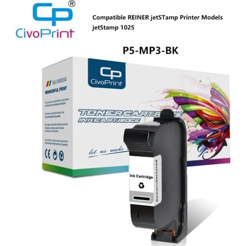 Civoprint compatible for P5-MP3-BK Compatible REINER jetSTamp Printer Models jetStamp 1025