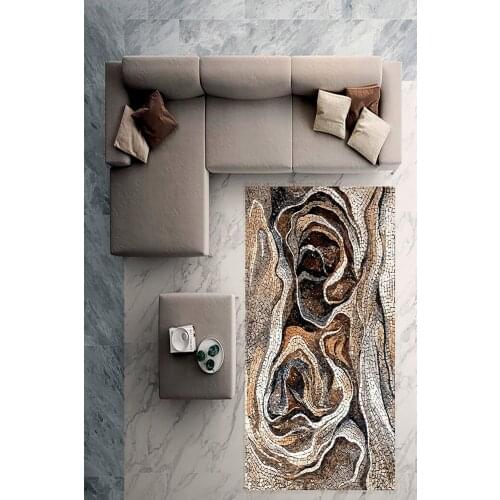 Mosaic Pattern Digital Printed Living Room Carpet
