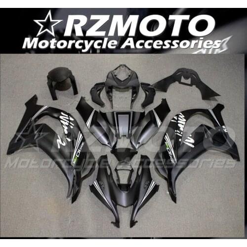 Injection Molding New ABS Whole Fairings Kit Fit for Kawasaki Ninja ZX-10R 2016 2017 2018 2019 2020 Bodywork set Top black matte