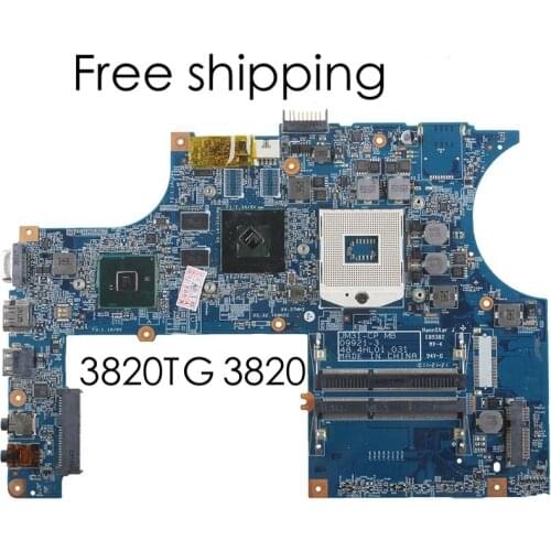 Laptop motherboard For Acer 3820TG 3820 09921-3 Motherboard 100% test ok delivery