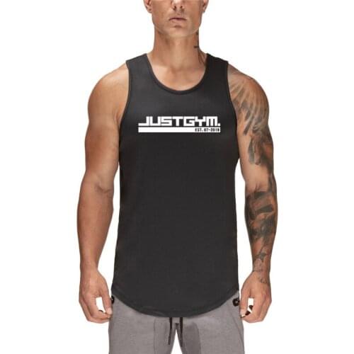 New Casual Gym Workout Summer Sports Mesh Tank Top Men Fashion Bodybuilding Singlets SleevelessClothing Fitness Quick Dry Vest