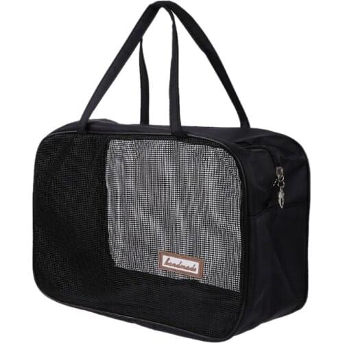 New Portable Bathing Bag Mesh Shower Toiletry Pouch Travel Makeup Storage Holder X7JB