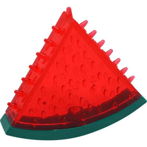 New Fun Pet Supplies Summer Cooling Dog Chew Toy Watermelon Pineapple Doll Cat Ball for Small Dogs Fruit Shape Puppy Molar Stick