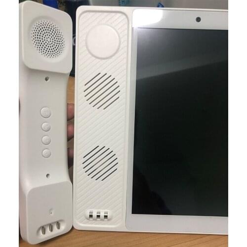 New Poptel Videophone 8 Inch 2g/16g Bluetooth Handset for Home and Office IOT Device Tablet Phone Support Google Play