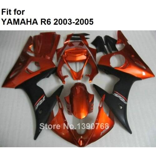 ABS plastic fairing for Yamaha fairings YZFR6 2003 2004 2005 wine red black bodywork parts fairing kit YZF R6 03 04 05 BC41