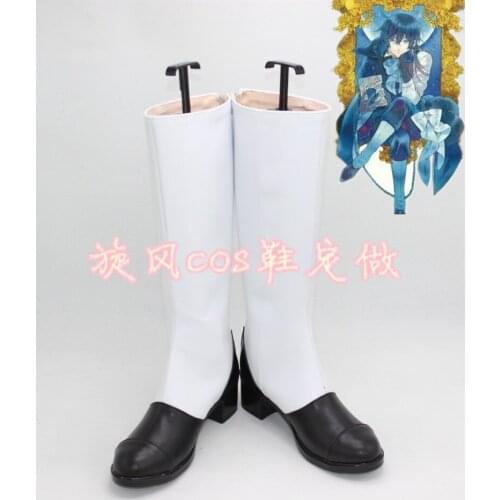 Anime The Case Study of Vanitas Vanitas Cosplay Shoes High Boots Halloween Christmas Fancy Party Props for Carnival Comic Show