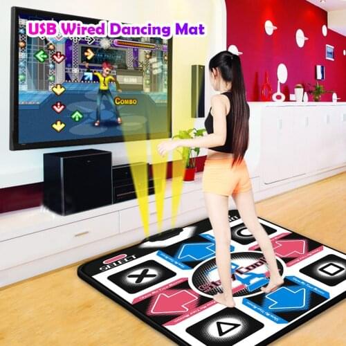 Foot Print Fitness Dancer Blanket USB Wired Dance Mats Dancing Step Pad for PC Dancer Blanket Equipment Revolution