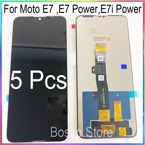 WholeSale 5 Pcs/lot for Moto E7 Power LCD Screen Display with Touch Digitizer Assembly