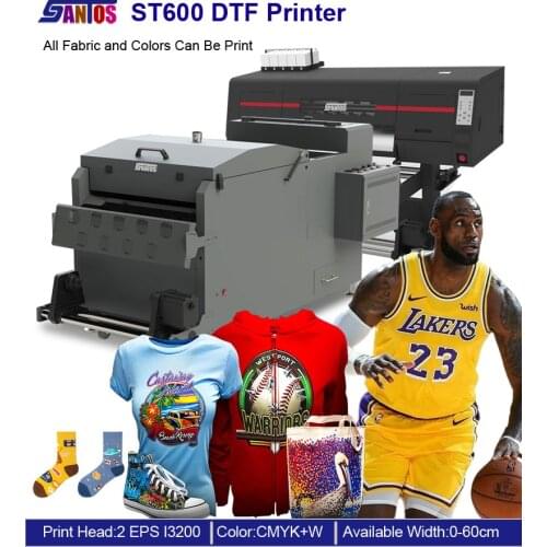 Dtf Printer and Powder Shaker PET film Printing Machine 30CM for T-Shirt Heat Transfer