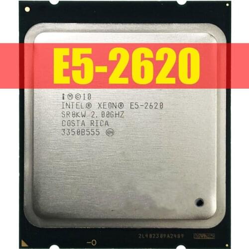 Xeon E5-2620 CPU processor 95W e5 2620 2.0 GHz 6-Core 15M LGA 2011 Processor tested 100% working