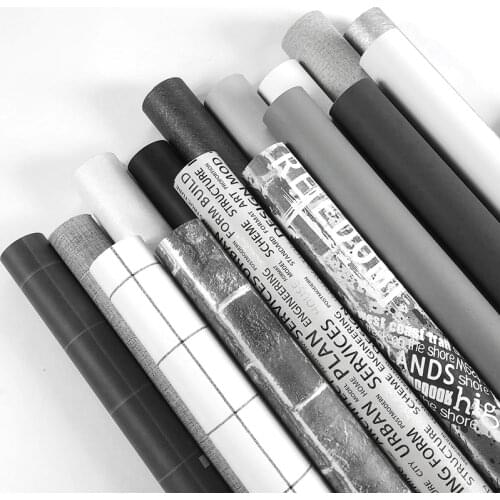 Wallpaper Self-adhesive Waterproof Household Solid Color Wall Stickers Home Renovation Bedroom Dormitory Supplies Room Stickers