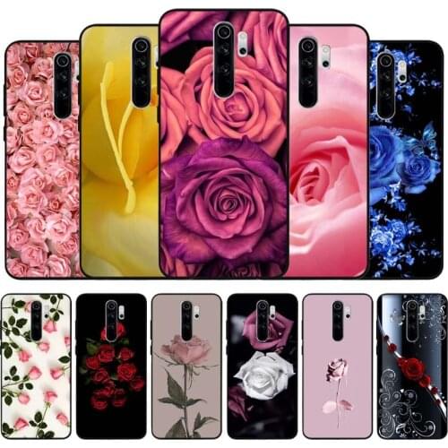 Blue black Silicone Phone Case For Redmi note 9 8 7 Pro S 8T 7A Cover