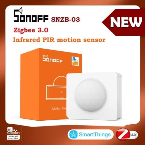 SONOFF SNZB-03 Zigbee Motion Sensor PIR Detector Smart home SNZB-02 SNZB-04 sensor Work With eWeLink ZBBridge Alexa Google Home