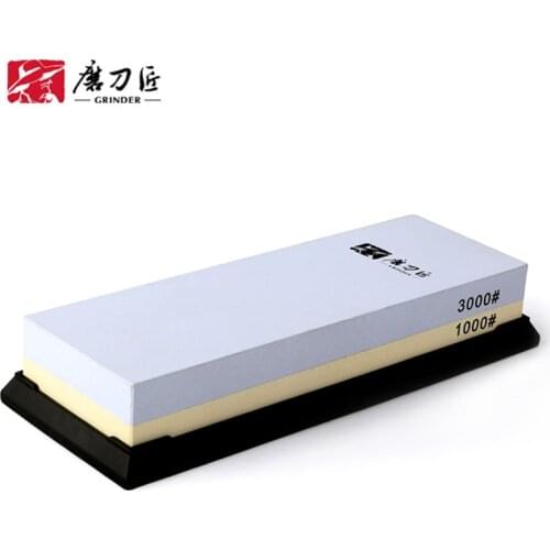 TAIDEA double-sided whetstone 1000/3000# quick whetstone anti-skid base sharpening stone household whetstone knife sharpener
