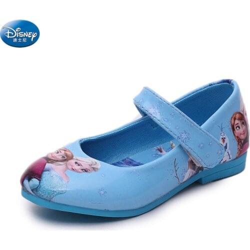 Frozen elsa and anna Single shoes girls spring autumn new style princess soft cartoon Casual Europe size 26-36
