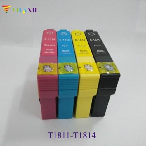 Vilaxh 1Set T1811 Ink Cartridge For Epson xp202 XP225 XP212 XP215 XP312 XP315 XP412 XP415 XP322 XP325 XP422 XP305 XP402 XP405