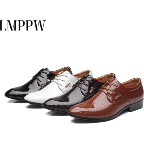 High Quality Men Brogues Shoes Lace-Up Business Dress Men Oxfords Shoes Male Formal Shoes Casual Gentlemen Split Leather Shoes 2