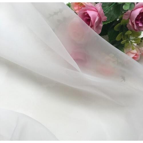 Glace 3M/lot Encrypted mesh lace no light organza fabric wedding dress decoraton DIY craft accessoriesTX1209