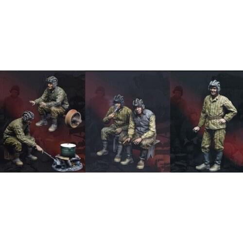 1:35 Resin Figure Model Kit Unassambled Unpainted 1169(5 FIGURES)