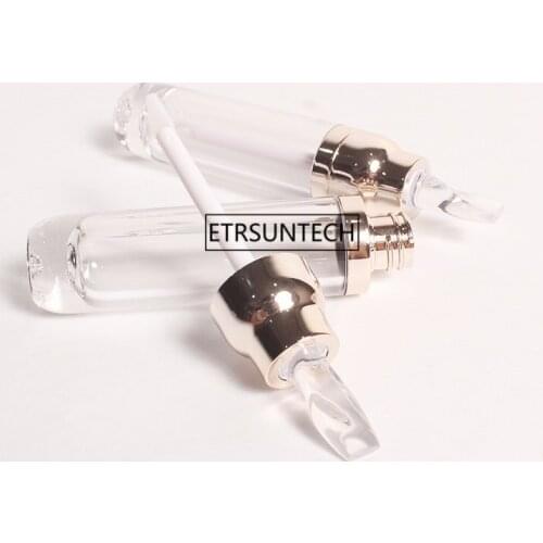 100pcs 8-9ML Mini Plastics Empty Clear Lip Gloss Tube Lipstick Balm Bottle Container Cosmetic Bottle F3483