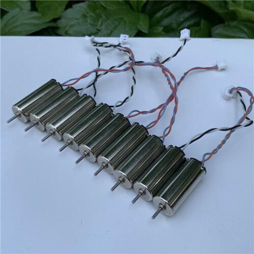 2PCS Mini 8mm*20mm Coreless Motor CW CCW Motor DC 3.7V 4.2V 45000RPM High Speed Large Torque DIY RC Aircraft Drone