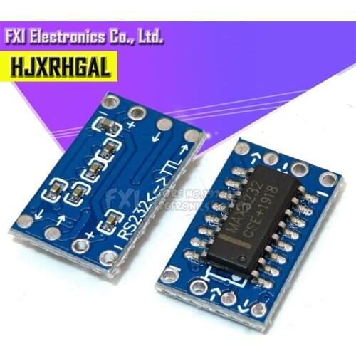 5PCS RS232 MAX3232 Level to TTL Level Board 115200bps Converter Adaptor Module new