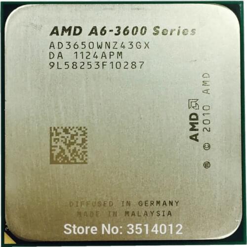 AMD A6-Series A6-3650 A6 3650 2.6 GHz Quad-Core CPU Processor AD3650WNZ43GX Socket FM1