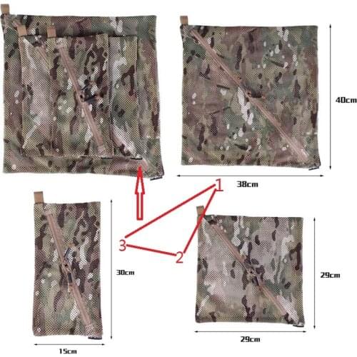 Large Medium Small Complete Set Camouflage Grid Storage Bag Tactical Camouflage Storage Bag