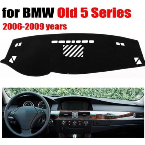 Car dashboard covers mat for BMW Old 5 Series 2006-2009 years Left hand drive dashmat pad dash cover auto dashboard accessories