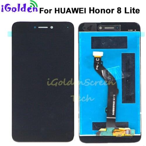 Display For HUAWEI Honor 8 Lite LCD Display Touch Screen for Huawei Honor 8 Lite Display LCD Digitizer with frame