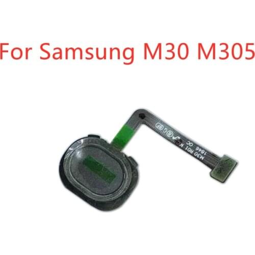 For Samsung Galaxy M30 M305 Fingerprint Scanner Flex Cable Touch Sensor ID Home Button Return Ribbon Flex Cable Repair Parts
