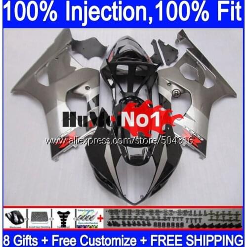 OME For SUZUKI GSXR-1000 1000CC GSXR1000 K2 20MC.1 Silvery black GSX-R1000 GSX R1000 03 04 K3 GSXR 1000 2003 2004 03 04 Fairings