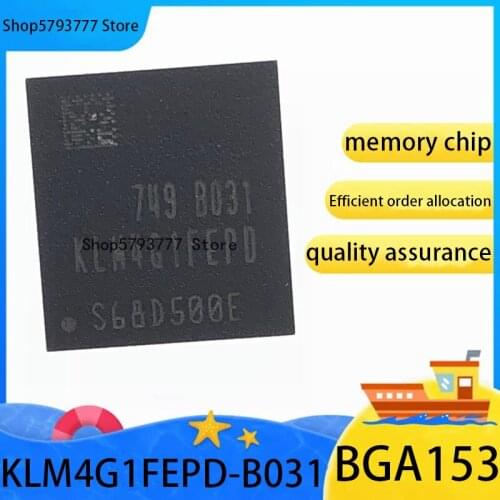 1PCS-10PCS New original authentic KLM4G1FEPD-B031 BGA KLM4G1FEPD 4G flash memory chip