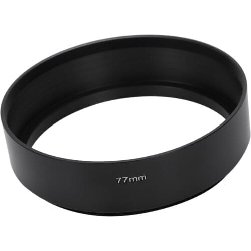Hot Screw Mount 77mm Hood for Telephoto 80-200mm Lens Shade Black