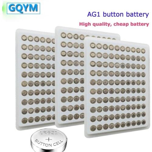 MJKAA 200PCS High Quality AG1 364164531531 SR60 LR621 SR621SW 1.55V Clock Button Battery