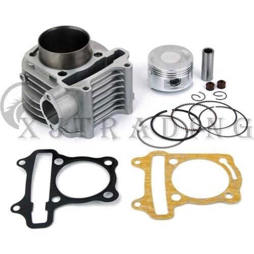 GY6150 cylinder Kit 57.4mm Cylinder Piston Ring Set for 4 stroke Scooter Moped ATV QUAD GY6 150 157QMJ 1P57QMJ