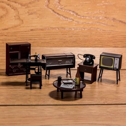 Mother Garden Miniature Furniture Suit for Childrens Toys Simulation Room Family Toys Exquisite Gift for Children Kid Baby