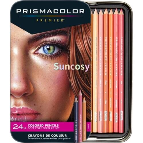 72 150 Prismacolor Premium Colored Coloring Pencils Set,Ideal for Drawing Sketching Shading, sanford 24 skin Artist Soft Cores