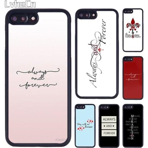 LvheCn The Originals Always and Forever Phone Case Cover For iPhone 5 SE 6s 7 8 Plus 11 12 Pro X XR XS Max Samsung galaxy S9 S10