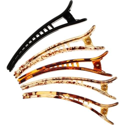 Plastic Duck Teeth Hair Clip Hairdressing Salon Hair Grip Crocodile Hair DIY