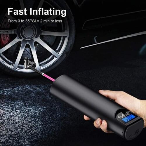 150PSI 12V Portable Air Compressor Mini Inflator Handheld Air Pump Cordless Electric Pump For Ball Bicycle Car Tire