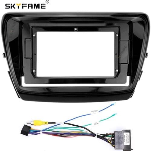 SKYFAME Car Frame Cable For BAIC BEIQI Weiwang S50 2016 Android Big Screen Dask Kit Fascia Frame Line