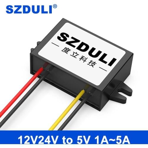 12V 24V to 5V power module transformer 8~40V to 5V vehicle DC power module converter waterproof CE RoHS
