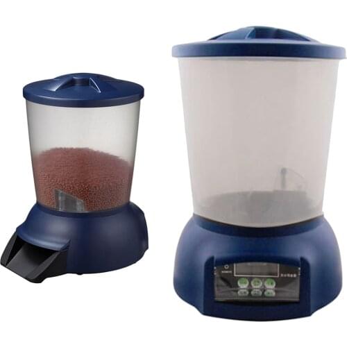 Smart Automatic Fish Feeder Aquarium Pond Tank Intelligent Food Dispenser Pet Feeding Battery Operate