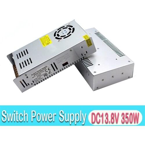 Universal 13.8V 25.4A 350W DC Power Supply Driver Transformers 220V 110V AC DC13.8V Powers Source for CCTV Camera Light Monitor