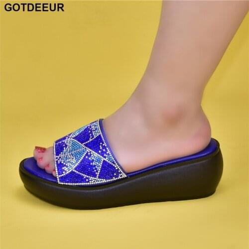 2021 Fashion Women Wedges Shoes for Women Womens Platform Heels Open Toe Pumps Wedding Shoes for Women Bride African Party Pumps