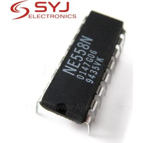 1pcs/lot NE558N NE558 DIP-16 In Stock