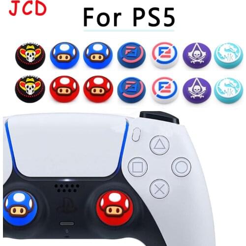 2pcs Thumb Grip Caps For Playstation 5 PS5 PS4 Xbox One 360 Controller Joystick Caps Silicone Rubber Individual Thumb Grip Cap