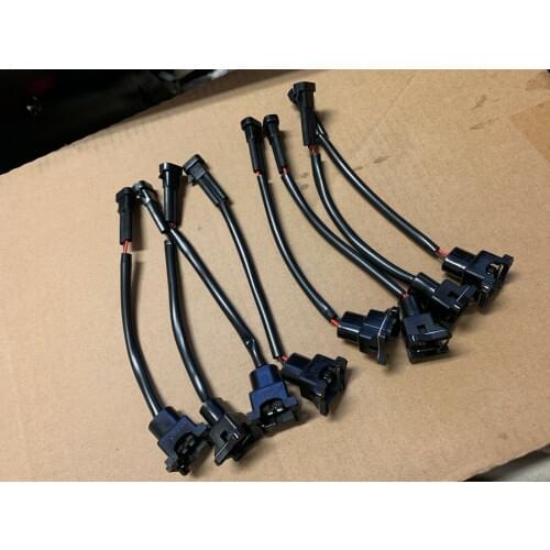 5pcs new set of fuel injector wiring harness adapters for LQ4, LQ9 4.8 5.3 6.0 engine wire harness forLS1 LS6 LT1(EV1)fuelinject